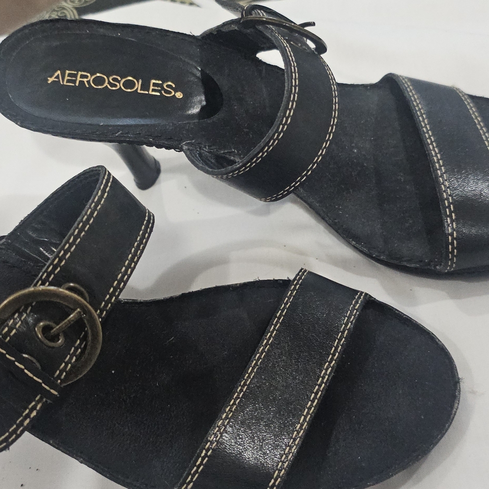 Aerosoles Black Women's Sandals